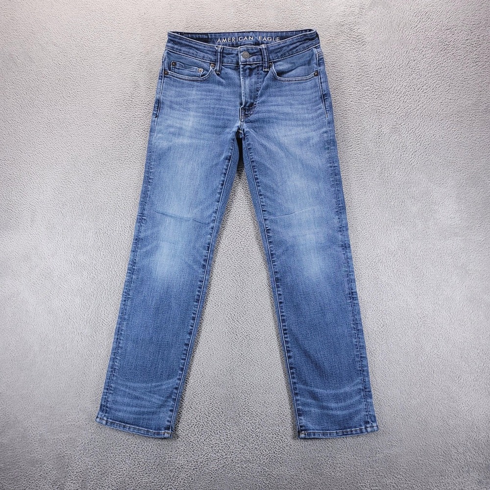 American Eagle Jeans Mens 29x30 Blue Original Straight AirFlex Stretch Denim